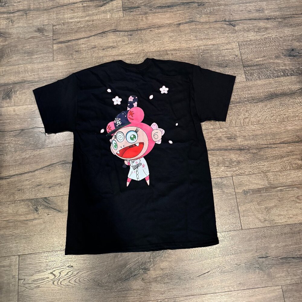 Dodgers Black T-Shirt with Takashi Murakami Design